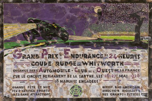 Le Mans Plakat Serie 1923 Grand Prix d‘Endurance de 24 Heures